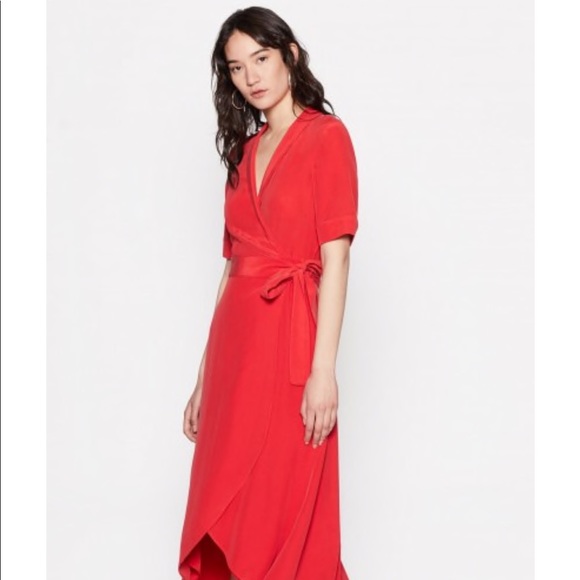 equipment femme wrap dress